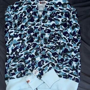 Bape Blue Camo Performance Jacket